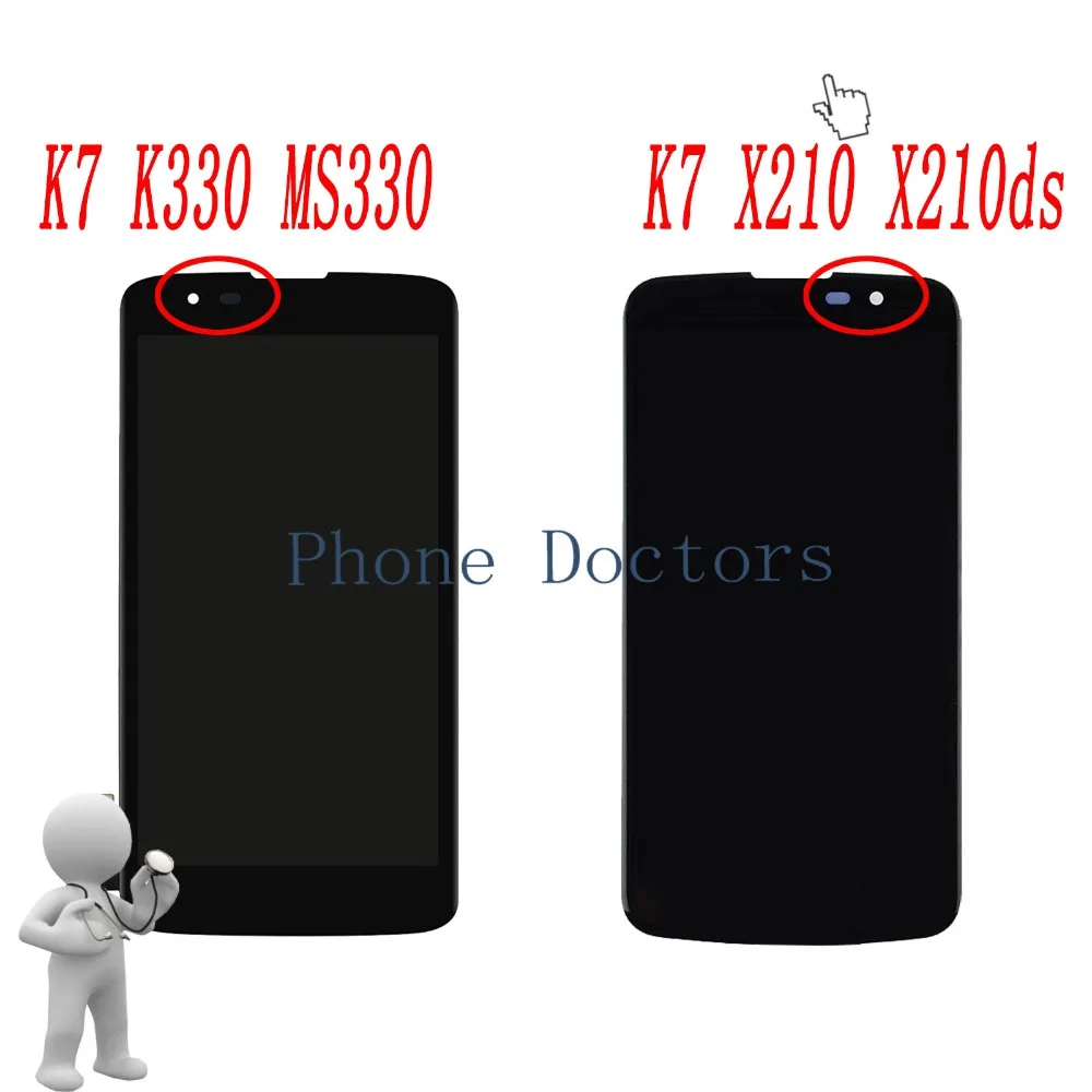5.0'' Full LCD DIsplay + Touch Screen Digitizer Assembly For LG K7 K330 MS330 AS330 K332 / Q7 X210 x210ds X210g X210MB
5.0'' Full LCD DIsplay + Touch Screen Digitizer Assembly For LG K7 K330 MS330 AS330 K332 / Q7 X210 x210ds X210g X210MB