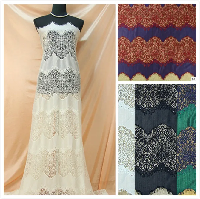 Sprin summer New Color Matching Fabric Eyelashes Quality Positioning Color Lace Wedding Dress Composite Fabric
Sprin summer New Color Matching Fabric Eyelashes Quality Positioning Color Lace Wedding Dress Composite Fabric