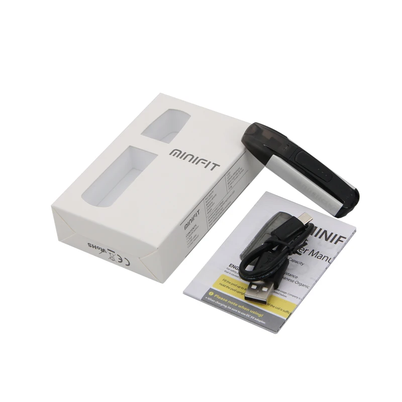 Original Justfog Minifit Kit with 370mAh Pod Mod Electronic Cigarette Vape Pen With MINIFIT 1.5ml Pod Cartridge