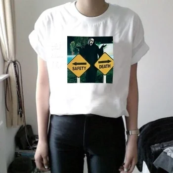 HAHAYULE-JBH Safety Or Death Funny Printed T Shirt Man Women Short Sleeve Tee Tops Cotton O-Neck Tees
HAHAYULE-JBH Safety Or Death Funny Printed T Shirt Man Women Short Sleeve Tee Tops Cotton O-Neck Tees