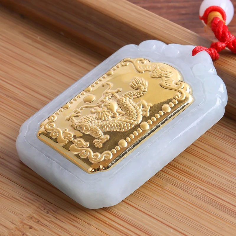 hot sell Quartet Mirror Dragon gold High Quality Men and Women Necklace Pendant White Hetian Jades Pendant
hot sell Quartet Mirror Dragon gold High Quality Men and Women Necklace Pendant White Hetian Jades Pendant