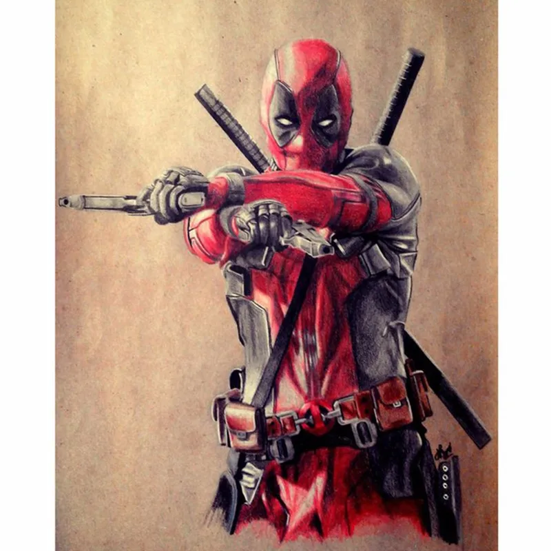 5d Diy Diamond Painting Deadpool Marvel Superhero Diamond Mosaic Embroidery Cross Stitch Patterns Home Decoration Unframed Z1848
5d Diy Diamond Painting Deadpool Marvel Superhero Diamond Mosaic Embroidery Cross Stitch Patterns Home Decoration Unframed Z1848
