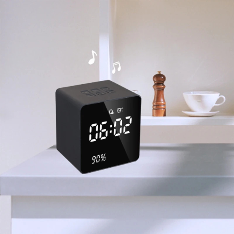 Bluetooth Speaker Card Clock Dual Alarm clock Sound FM Mini Subwoofer Time Display Bluetooth Radio Decoration LED Display A10991
Bluetooth Speaker Card Clock Dual Alarm clock Sound FM Mini Subwoofer Time Display Bluetooth Radio Decoration LED Display A10991