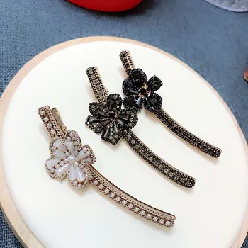 Korean Camellia Flower Hairpins Crystal Rhinestone Pearl Curved Edge Clip Bangs Clips Hair Accessories for Women Girls Jewelry
Korean Camellia Flower Hairpins Crystal Rhinestone Pearl Curved Edge Clip Bangs Clips Hair Accessories for Women Girls Jewelry