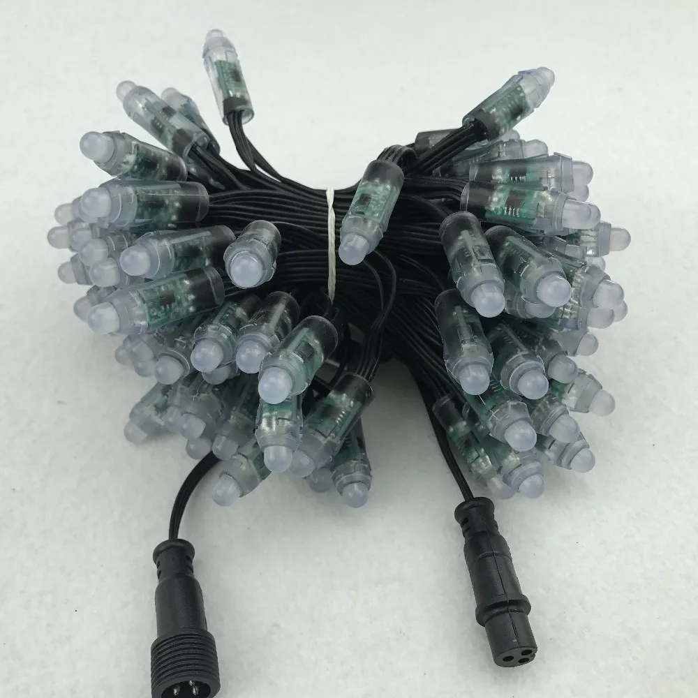 50pcs/set bullet typeDC12V addressable 12mm WS2811 RGB led pixel node;all BLACK 18AWG)wire,IP68;with 0.2.m xConnect pigtail
50pcs/set bullet typeDC12V addressable 12mm WS2811 RGB led pixel node;all BLACK 18AWG)wire,IP68;with 0.2.m xConnect pigtail