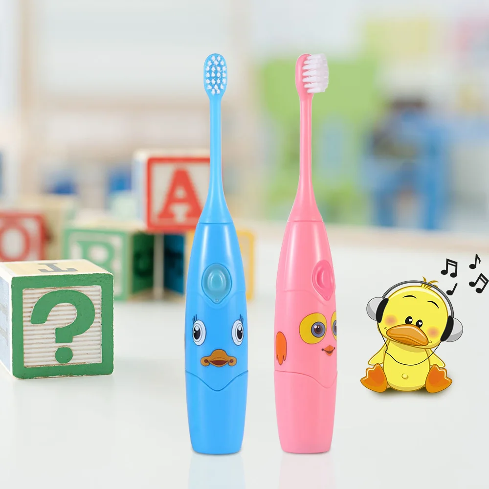 Music Children Sonic Electric Toothbrush Battery Operated Electric Tooth Brush For Kids With 3 Pcs Replacement Head Timer Brush
Music Children Sonic Electric Toothbrush Battery Operated Electric Tooth Brush For Kids With 3 Pcs Replacement Head Timer Brush