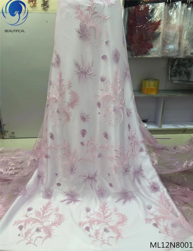 BEAUTIFICAL pink bridal lace fabric women dresses tulle lace fabric french laces fabrics quality tulle french fashion ML12N80
BEAUTIFICAL pink bridal lace fabric women dresses tulle lace fabric french laces fabrics quality tulle french fashion ML12N80