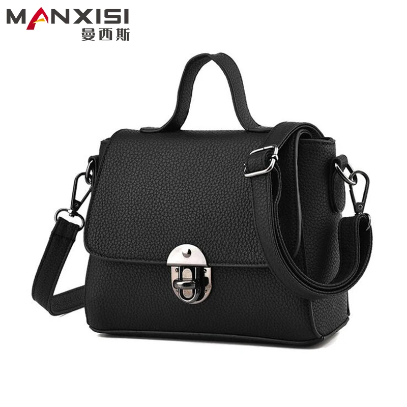 MANXISI Brand Shoulder Bags Small Crossbody Bag for Women Casual Soft Cover Messenger Bags Solid Black Leather Handbags Flap MANXISI Brand Shoulder Bags Small Crossbody Bag for Women Casual Soft Cover Messenger Bags Solid Black Leather Handbags Flap<br><br>Aliexpress