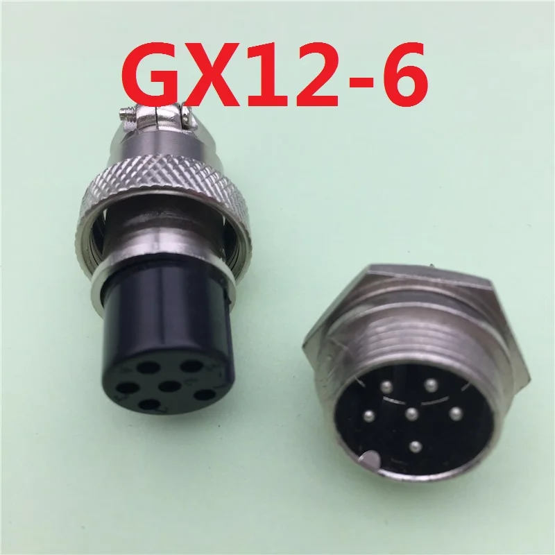 1pcs GX12 6 Pin Male & Female 12mm Wire Panel Connector Aviation Plug L92 GX12 Circular Connector Socket Plug Free Shipping
1pcs GX12 6 Pin Male & Female 12mm Wire Panel Connector Aviation Plug L92 GX12 Circular Connector Socket Plug Free Shipping