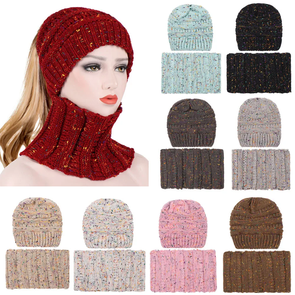 Feitong 2PCS Set Fashion Women Keep Warm Winter Wool Knitted Cap Neck Warmers Scarf Hat 2018 New arrival
Feitong 2PCS Set Fashion Women Keep Warm Winter Wool Knitted Cap Neck Warmers Scarf Hat 2018 New arrival
