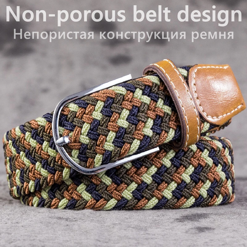 Barry.Wang Casual Knitted Pin Buckle Belt New Designer Belt For Men Women Woven Elastic Stretch Belt Plain Wedding Party ZK-0083
Barry.Wang Casual Knitted Pin Buckle Belt New Designer Belt For Men Women Woven Elastic Stretch Belt Plain Wedding Party ZK-0083