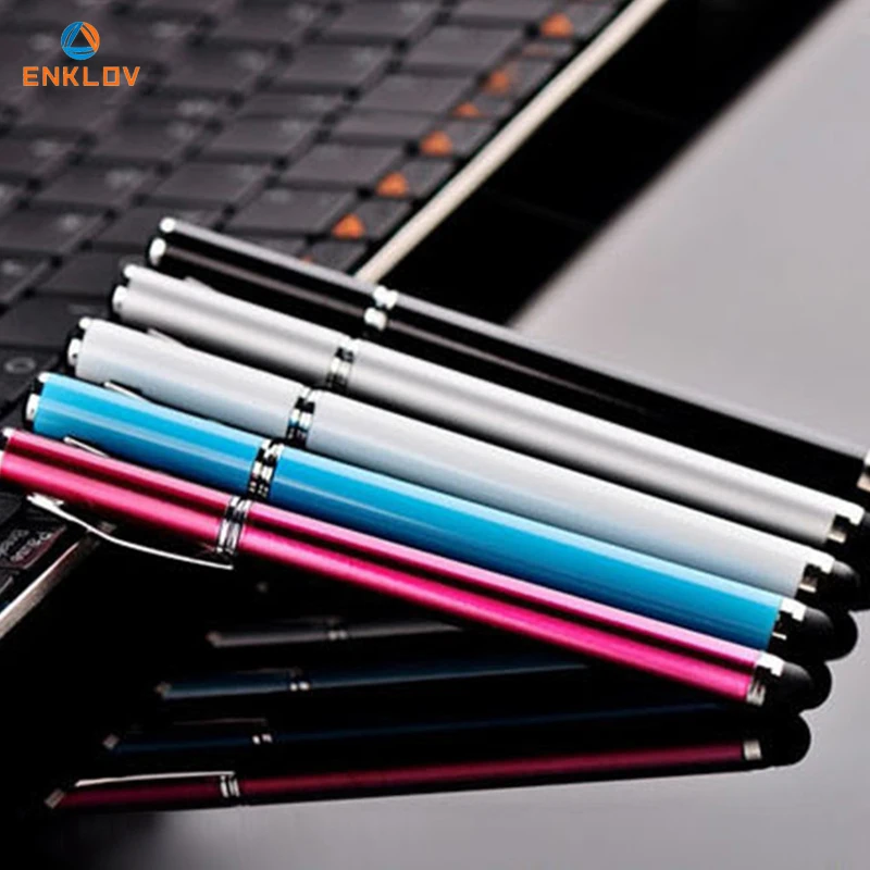 ENKLOV For IPad For IPhone 2 In 1 Multifunction Fine Point Round Touch Screen Pen Capacitive Stylus Pen For Smart Phone Tablet
ENKLOV For IPad For IPhone 2 In 1 Multifunction Fine Point Round Touch Screen Pen Capacitive Stylus Pen For Smart Phone Tablet