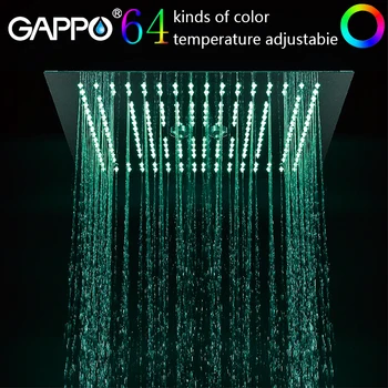 GAPPO shower faucet bathroom faucet Intelligent LED waterfall bath tap mixer bath wall mounted shower faucet
GAPPO shower faucet bathroom faucet Intelligent LED waterfall bath tap mixer bath wall mounted shower faucet