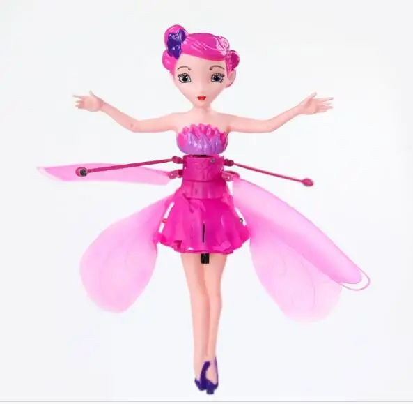 DIY Flying Fairy Dolls Learning & Education Infrared Induction Control Flying Angel Doll Baby toys for girls Xmas Gift 2