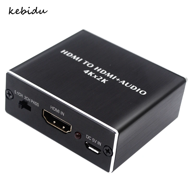 kebidu HDMI Audio extractor HDMI to HDMI with Optical TOSLINK SPDIF + 3.5mm Stereo Audio Extractor Converter HDMI Audio Splitter
kebidu HDMI Audio extractor HDMI to HDMI with Optical TOSLINK SPDIF + 3.5mm Stereo Audio Extractor Converter HDMI Audio Splitter