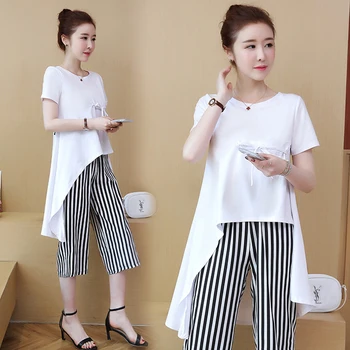 Plus Size Outfits Two Piece Set Top And Pants Large Size Tracksuit For Women Striped Women's Tracksuits Casual Conjunto Feminino
Plus Size Outfits Two Piece Set Top And Pants Large Size Tracksuit For Women Striped Women's Tracksuits Casual Conjunto Feminino