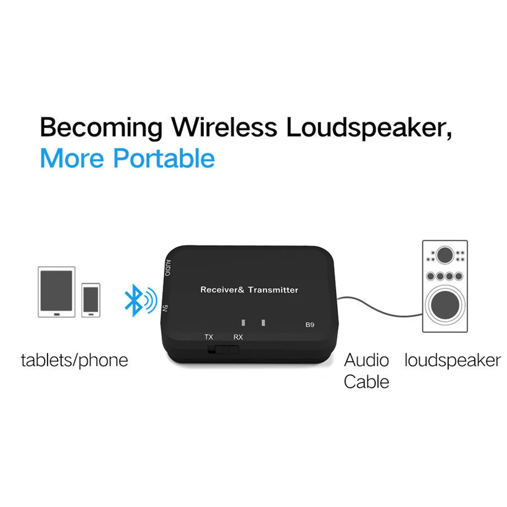 New Audio Transmitter Receiver 4.2 Bluetooth 2 In 1 Portable Music Adapter For Mobile Phone DOM668
New Audio Transmitter Receiver 4.2 Bluetooth 2 In 1 Portable Music Adapter For Mobile Phone DOM668