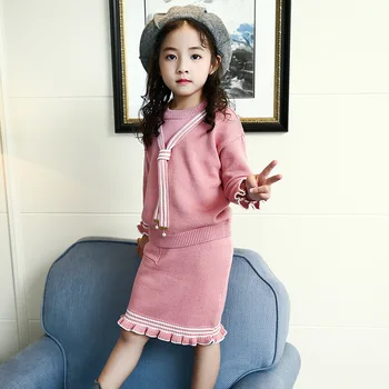 Autumn Girl Lovely Lotus Leaf Cuff Pullover Knitting Upper Garment Self-cultivation Twinset
Autumn Girl Lovely Lotus Leaf Cuff Pullover Knitting Upper Garment Self-cultivation Twinset