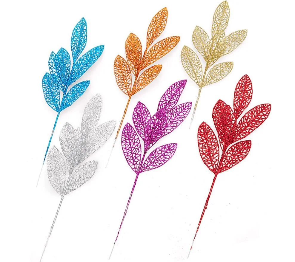 10pcs 32cm Glitter Powder Leaf Branch Flower Arrangement For Christmas Party Tree Venun Hanging Decoration
10pcs 32cm Glitter Powder Leaf Branch Flower Arrangement For Christmas Party Tree Venun Hanging Decoration