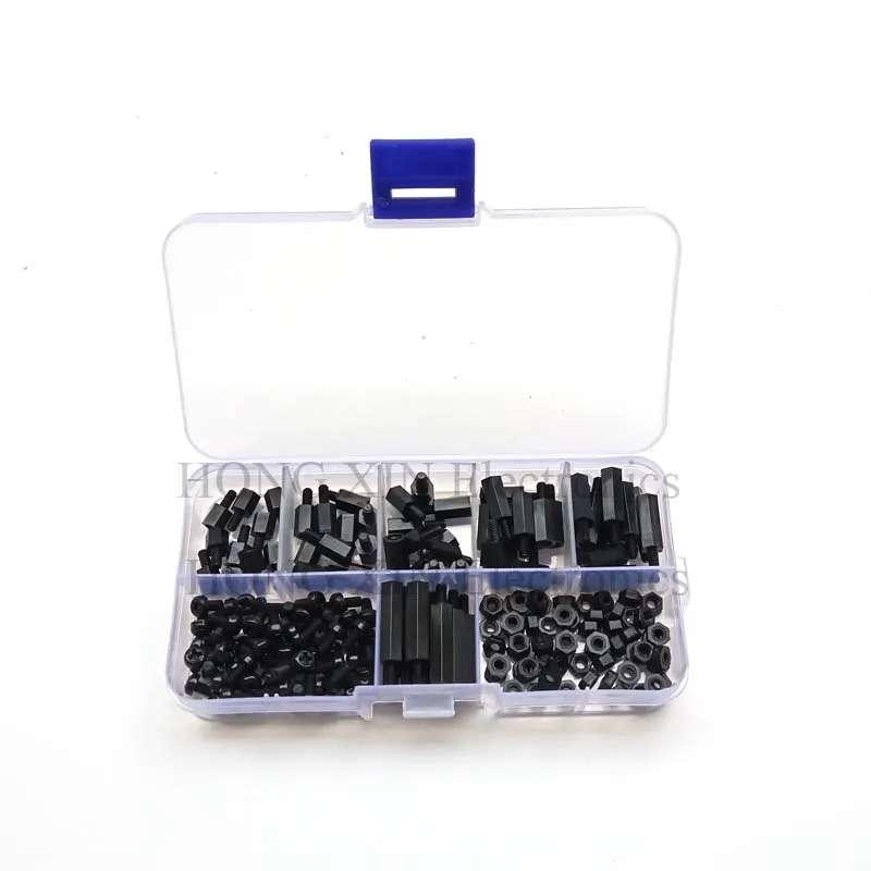 180Pcs/set M2/2.5/M3*L+6mm M-F Black/White Spacing Screw Plastic For PCB Motherboard Fixed Nylon Standoff Spacer Assorted Kit
180Pcs/set M2/2.5/M3*L+6mm M-F Black/White Spacing Screw Plastic For PCB Motherboard Fixed Nylon Standoff Spacer Assorted Kit