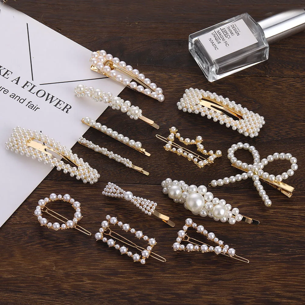 Personality Korean hair accessories ladies pearl headdress gold bow hairpin fashion ladies elegant hair jewelry gifts
Personality Korean hair accessories ladies pearl headdress gold bow hairpin fashion ladies elegant hair jewelry gifts