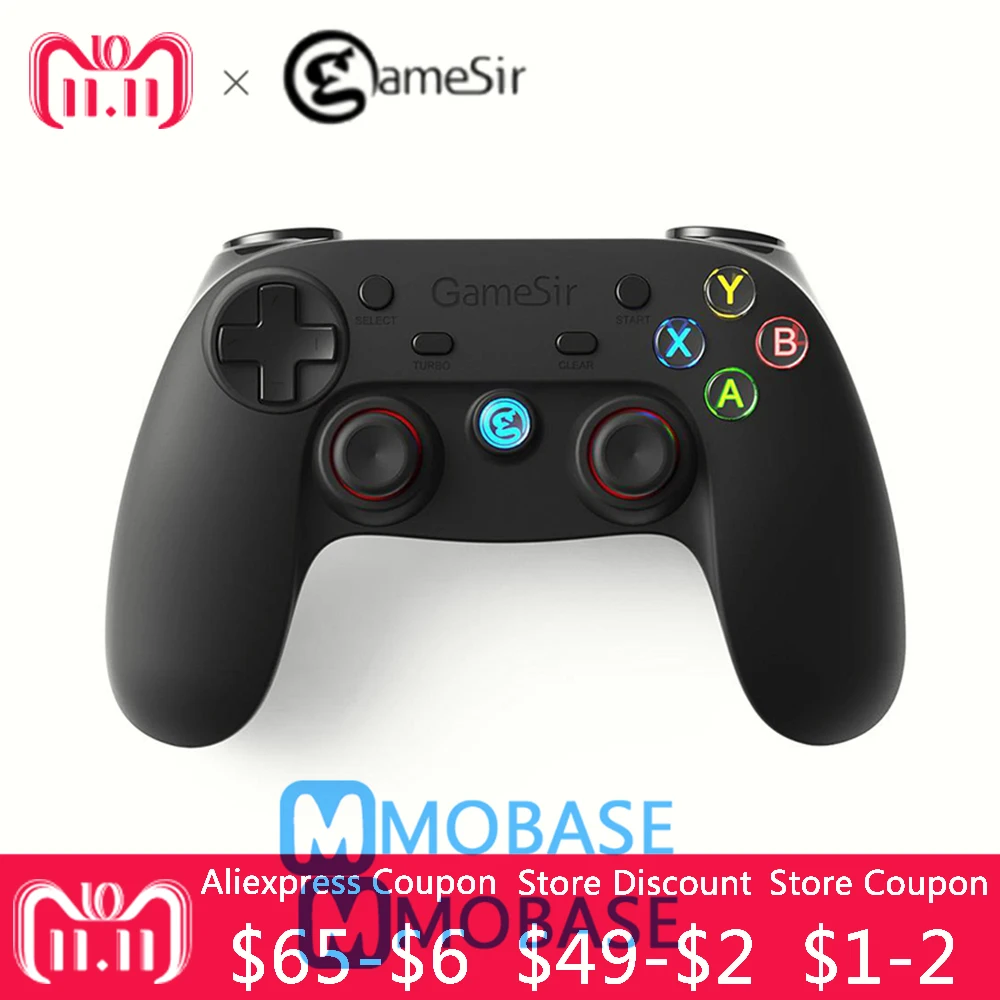 GameSir G3s Gamepad for PS3 Controller Bluetooth&2.4GHz snes nes N64 Joystick PC for Samsung Gear for SONY Playstation 3
GameSir G3s Gamepad for PS3 Controller Bluetooth&2.4GHz snes nes N64 Joystick PC for Samsung Gear for SONY Playstation 3
