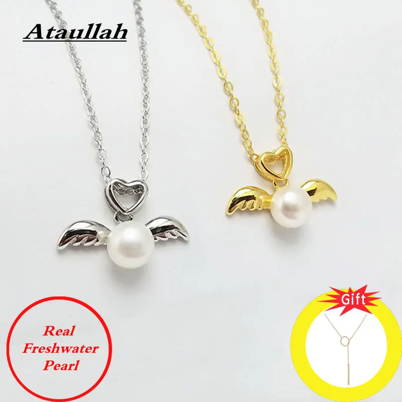 Ataullah Freshwater Pearl Necklace Angel Wings 925 Sterling Silver Necklace Chain Diamond Jewelry for Women Gift Bijoux NW066
Ataullah Freshwater Pearl Necklace Angel Wings 925 Sterling Silver Necklace Chain Diamond Jewelry for Women Gift Bijoux NW066