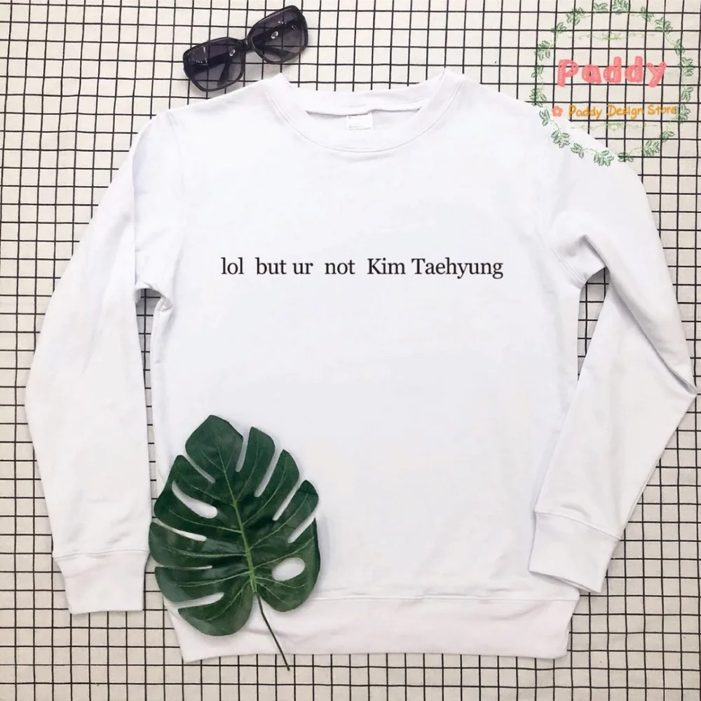 OKOUFEN KPOP korean style streetwear BANGTAN lol but ur not Kim Taehyung jumper sweatshirts letter print pullovers crewneck cool
OKOUFEN KPOP korean style streetwear BANGTAN lol but ur not Kim Taehyung jumper sweatshirts letter print pullovers crewneck cool