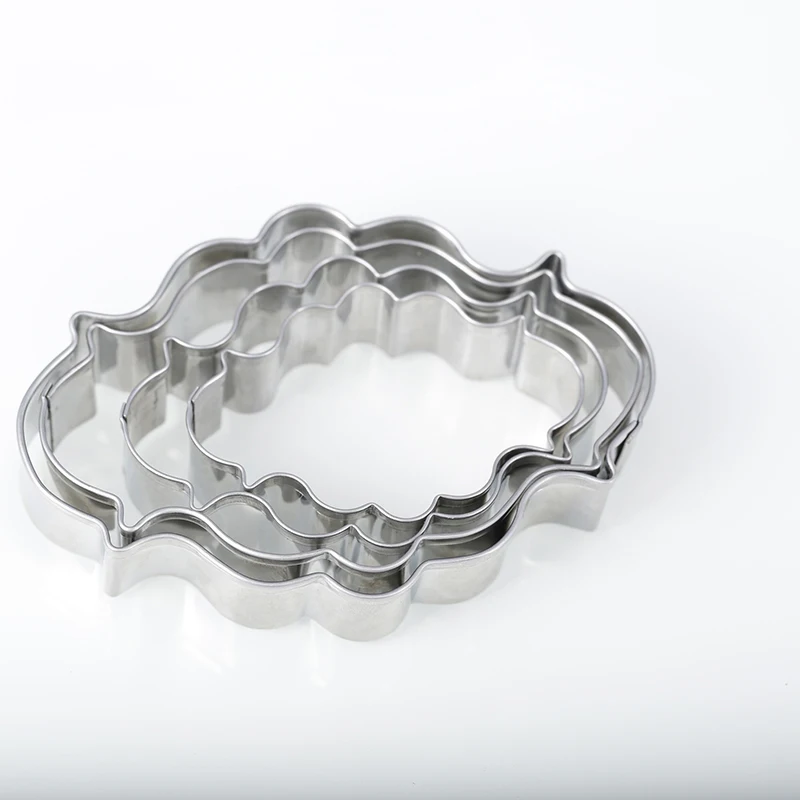 4PCS/Set 3D Stainless Steel Cookie Cutter Mold DIY Irregular Diamond Square Round Rectangle Biscuit Mould Cake Decorating CT1080
4PCS/Set 3D Stainless Steel Cookie Cutter Mold DIY Irregular Diamond Square Round Rectangle Biscuit Mould Cake Decorating CT1080