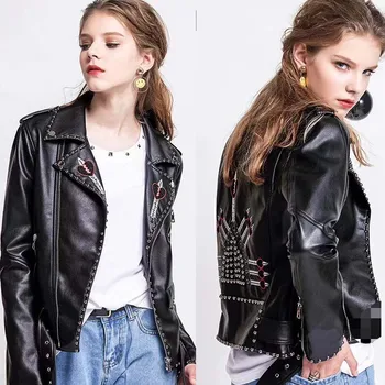 2018 women sheepskin coat amazing embroidery female jacket fashion genuine leather jacket casual chaqueta mujer jaqueta de couro
2018 women sheepskin coat amazing embroidery female jacket fashion genuine leather jacket casual chaqueta mujer jaqueta de couro