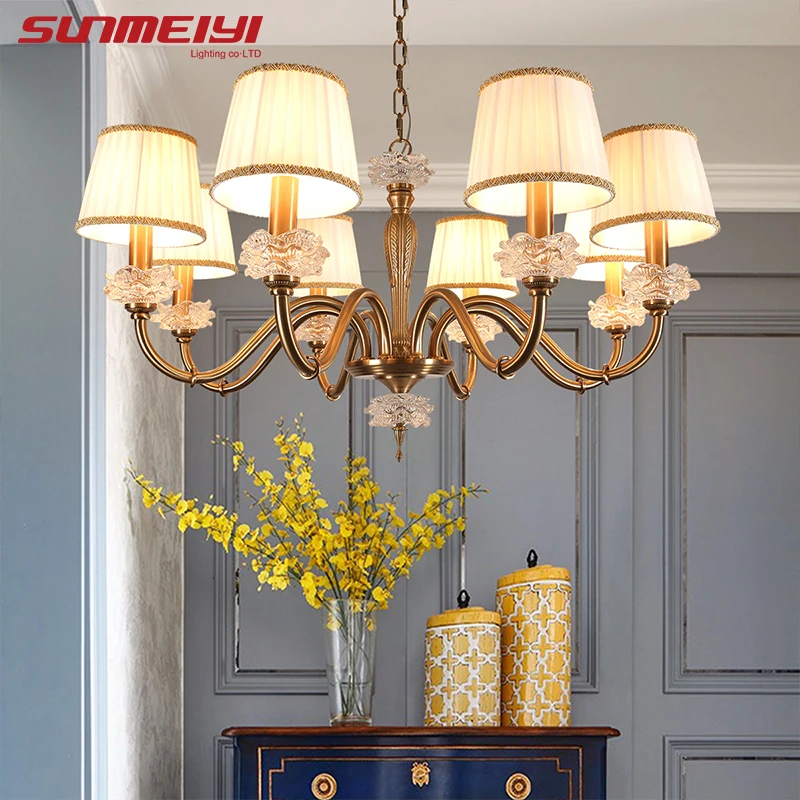 Vintage LED Chandelier Lighting Fixtures Copper lustre candelabro Dining room Foyer Bedroom luminaria Chandelier Home Lights
Vintage LED Chandelier Lighting Fixtures Copper lustre candelabro Dining room Foyer Bedroom luminaria Chandelier Home Lights