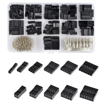 620Pcs 2.54mm Pitch JST SM 1 2 3 4 5 6 Pin Housing Connector Dupont Male Female Crimp Pins Adaptor Assortment Kit
620Pcs 2.54mm Pitch JST SM 1 2 3 4 5 6 Pin Housing Connector Dupont Male Female Crimp Pins Adaptor Assortment Kit