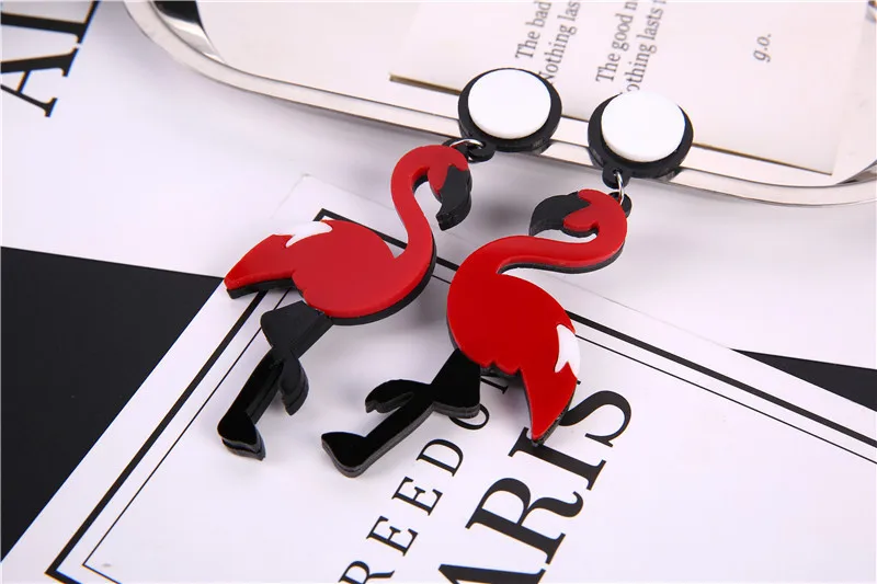 Creative Western Flamingo Big Size Funny Acrylic Earring Best Quality Colorful Hyperbole Earring Nightclub Party Jewelry Gifts
Creative Western Flamingo Big Size Funny Acrylic Earring Best Quality Colorful Hyperbole Earring Nightclub Party Jewelry Gifts