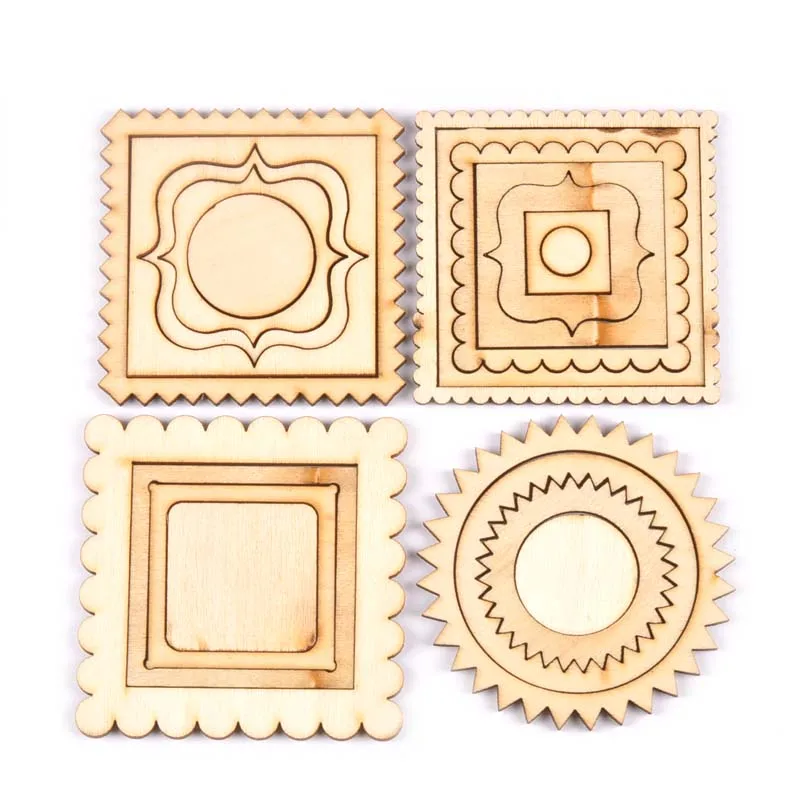4 Sets Separable Square/Round Pattern Wood Ornaments DIY Crafts For Handmade Scrapbooking Home Decor Accesories 65mm M1974
4 Sets Separable Square/Round Pattern Wood Ornaments DIY Crafts For Handmade Scrapbooking Home Decor Accesories 65mm M1974