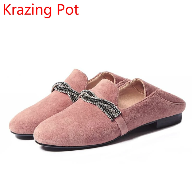 2018 Fashion Runway Crystal Sheep Suede Superstar Mixed Colors Round Toe Women Shoes Slip on Elegant Casual Pregnant Shoes L2
2018 Fashion Runway Crystal Sheep Suede Superstar Mixed Colors Round Toe Women Shoes Slip on Elegant Casual Pregnant Shoes L2