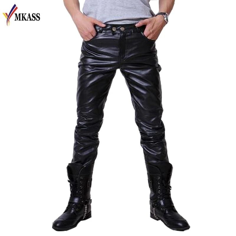 New Sale Mens Leather Pants Faux Leather Pu Material 3 Colors Motorcycle Skinny Faux Leather Pants
New Sale Mens Leather Pants Faux Leather Pu Material 3 Colors Motorcycle Skinny Faux Leather Pants