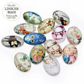 20pcs/lot 20x30mm Mixed Colors Owl Butterfly Oval Glass Pendant Earrings Rings Making Handcraft Photo Cabochon F2994
20pcs/lot 20x30mm Mixed Colors Owl Butterfly Oval Glass Pendant Earrings Rings Making Handcraft Photo Cabochon F2994
