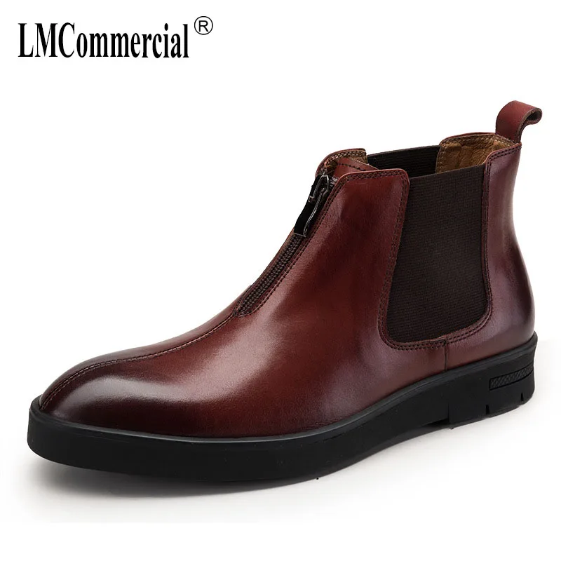 cowhide steel toe shoes Genuine Leather desert boots men all-match cowhide Chelsea men snow boots Genuine Leather military boot
cowhide steel toe shoes Genuine Leather desert boots men all-match cowhide Chelsea men snow boots Genuine Leather military boot