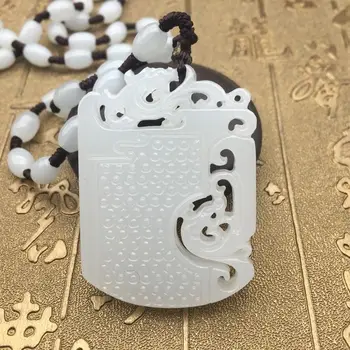 Koraba Fine Jewelry China Natural Xinjiang Hetian White Jade Dragon Beast Pendant Amulet Free Shipping
Koraba Fine Jewelry China Natural Xinjiang Hetian White Jade Dragon Beast Pendant Amulet Free Shipping