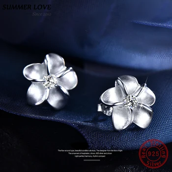 Real 925 Sterling Silver Jewelry Women Wedding Earring With CZ Pave Flower Earrings Engagement Gift mujer Bijouterie SUMMERLOVE
Real 925 Sterling Silver Jewelry Women Wedding Earring With CZ Pave Flower Earrings Engagement Gift mujer Bijouterie SUMMERLOVE