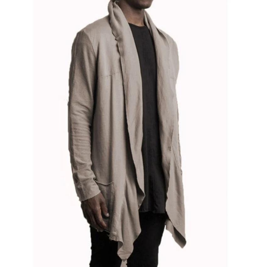 Men's cardigan long sleeve men t shirt Stylish Shawl t-shirt men Streetwear hip hop tshirt solid color camisetas hombre Clothes
Men's cardigan long sleeve men t shirt Stylish Shawl t-shirt men Streetwear hip hop tshirt solid color camisetas hombre Clothes