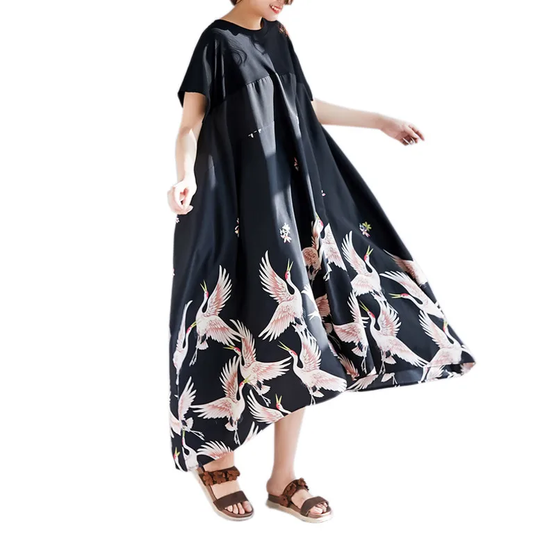 Summer Black Dress Women Plus Size 4XL 3XL Short Sleeve Casual Large Size Dress Women Fashion Korean Dresses For Women
Summer Black Dress Women Plus Size 4XL 3XL Short Sleeve Casual Large Size Dress Women Fashion Korean Dresses For Women