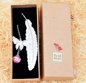 Handmade Gold/Silver Plated Peacock Feather with Dried Flower Ball Bookmark For Wedding Party Birthday Favor Gift Souvenirs
Handmade Gold/Silver Plated Peacock Feather with Dried Flower Ball Bookmark For Wedding Party Birthday Favor Gift Souvenirs
