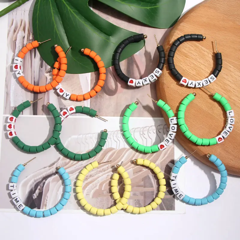 Flatfoosie Resin Big Hoop Earrings For Women Bohemian Handmade Large Loop Earrings Vintage Statement Punk Party Wedding Jewelry
Flatfoosie Resin Big Hoop Earrings For Women Bohemian Handmade Large Loop Earrings Vintage Statement Punk Party Wedding Jewelry