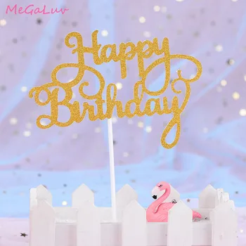 2pcs Gold Silver Happy Birthday Cake Topper Cupcake Flags Baking Cake Decoration Birthday Party Supplies
2pcs Gold Silver Happy Birthday Cake Topper Cupcake Flags Baking Cake Decoration Birthday Party Supplies