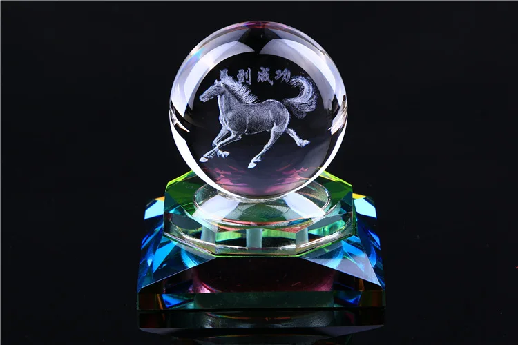GOOD LUCK # efficacious HOME House CAR Talisman- exorcise evil spirit The town house 3D Crystal horse ball decoration statue
GOOD LUCK # efficacious HOME House CAR Talisman- exorcise evil spirit The town house 3D Crystal horse ball decoration statue