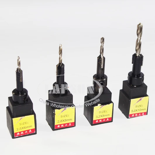 4pcs Hss Woodworking Ti Countersink Drill Bit Set Wood Countersinks Screw Size 2.5mm 2.8mm 3.2mm 5.0mm
4pcs Hss Woodworking Ti Countersink Drill Bit Set Wood Countersinks Screw Size 2.5mm 2.8mm 3.2mm 5.0mm