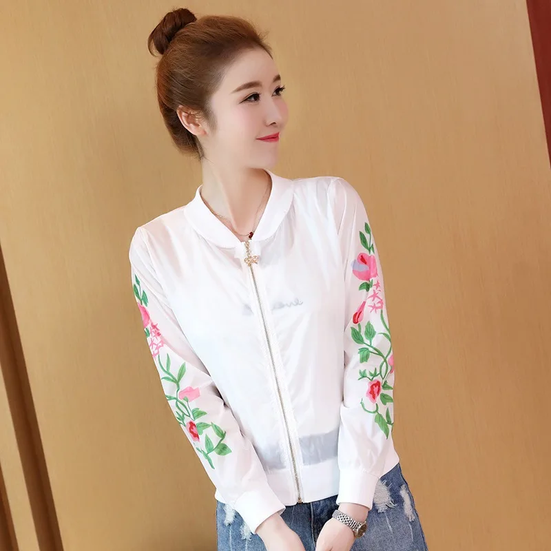 2019 Women Sunscreen Jacket New Fashion Thin Outwear High Quality Windbreaker Female Summer Spring Autumn Basic Jacket
2019 Women Sunscreen Jacket New Fashion Thin Outwear High Quality Windbreaker Female Summer Spring Autumn Basic Jacket