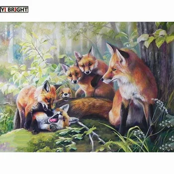 5D DIY diamond embroidery full diamond forest foxes painting Cross Stitch Rhinestone 2019 decoration art
5D DIY diamond embroidery full diamond forest foxes painting Cross Stitch Rhinestone 2019 decoration art