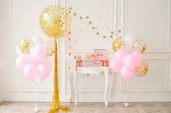 Pink And Gold Balloons star photo backdrop Vinyl cloth High quality Computer print party photography studio background
Pink And Gold Balloons star photo backdrop Vinyl cloth High quality Computer print party photography studio background